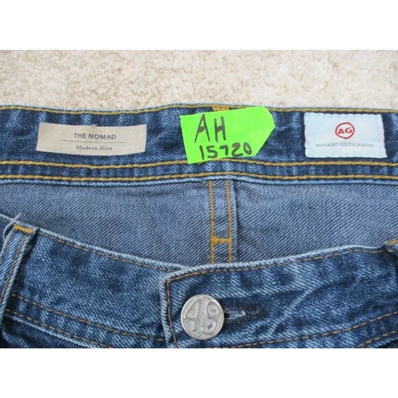 AG Adriano Goldschmied Jeans Men 38 Blue The Nomad Modern Slim Straight 38x28 - Picture 4 of 12
